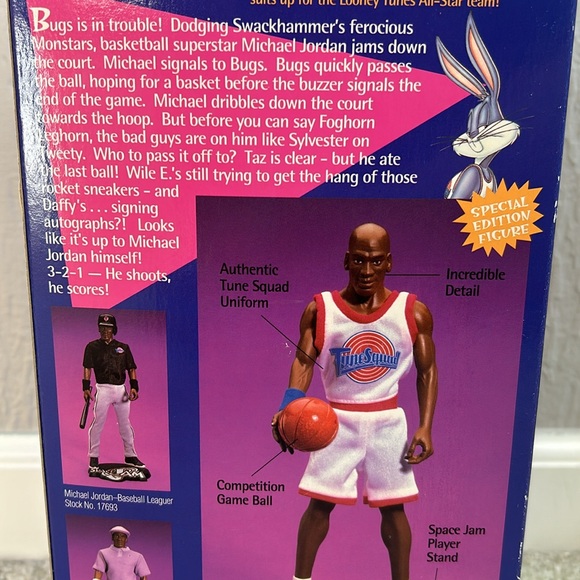 1996 Michael Jordan Space Jam doll, new in box - Picture 6 of 10